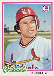 1978 Topps Baseball Cards      692     Ken Reitz